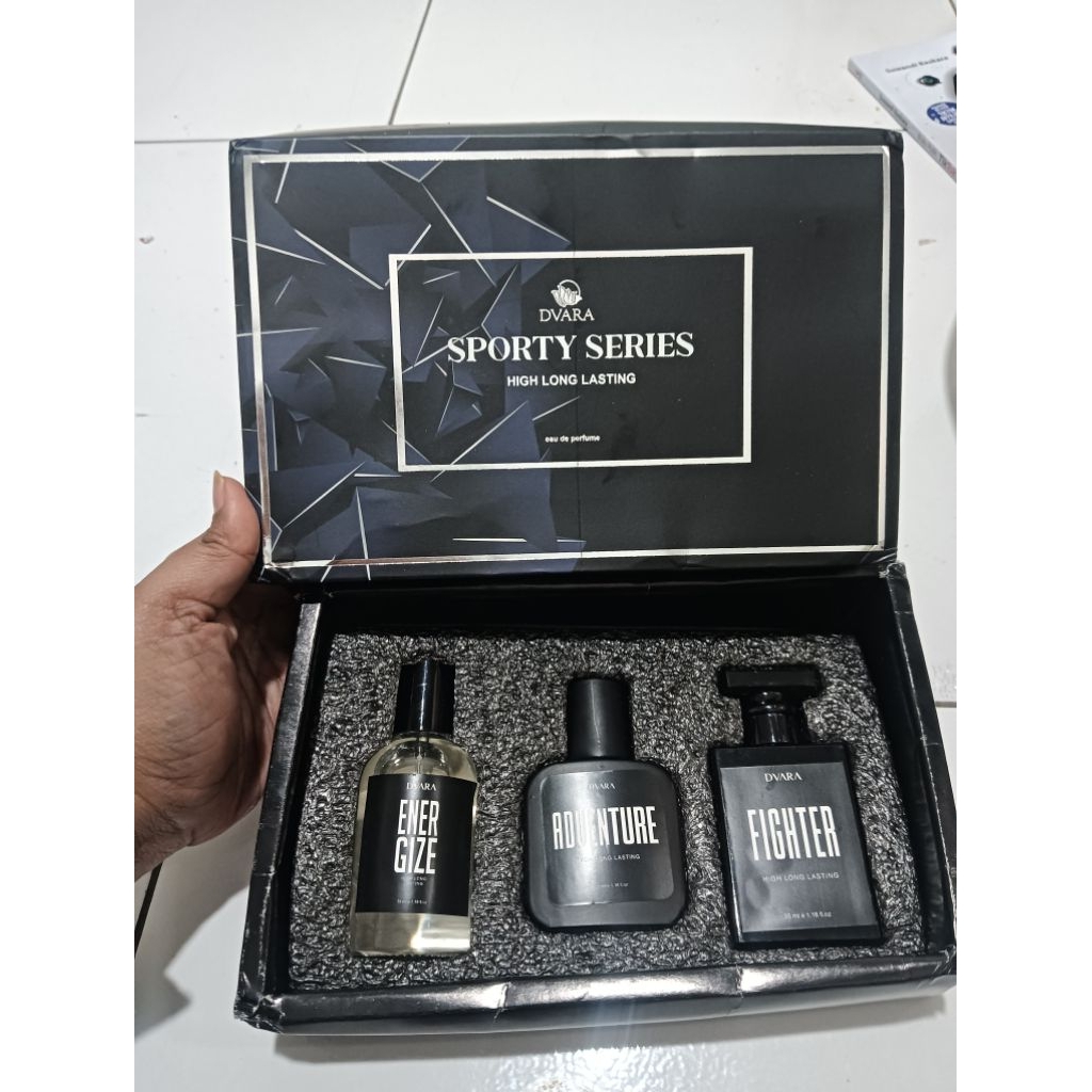 Parfum Pria dan Wanita Dvara Sporty Series - Aroma Segar, Tahan Lama, Premium
