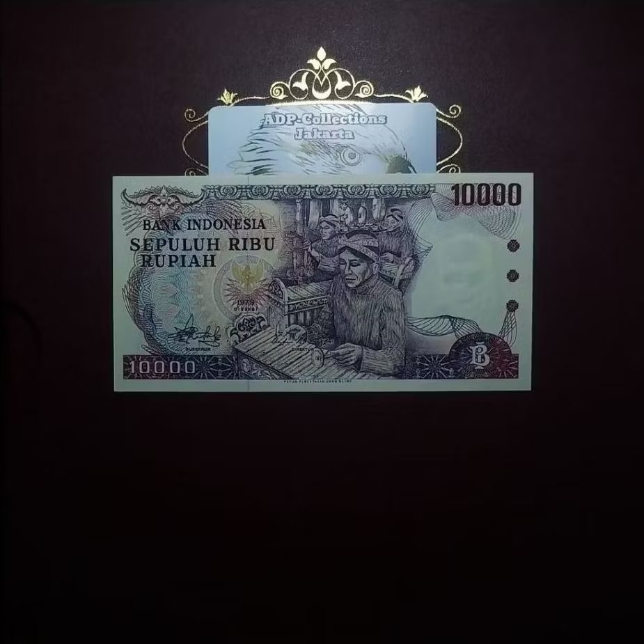 Uang Kuno 10000 Rupiah Gamelan Tahun 1979
