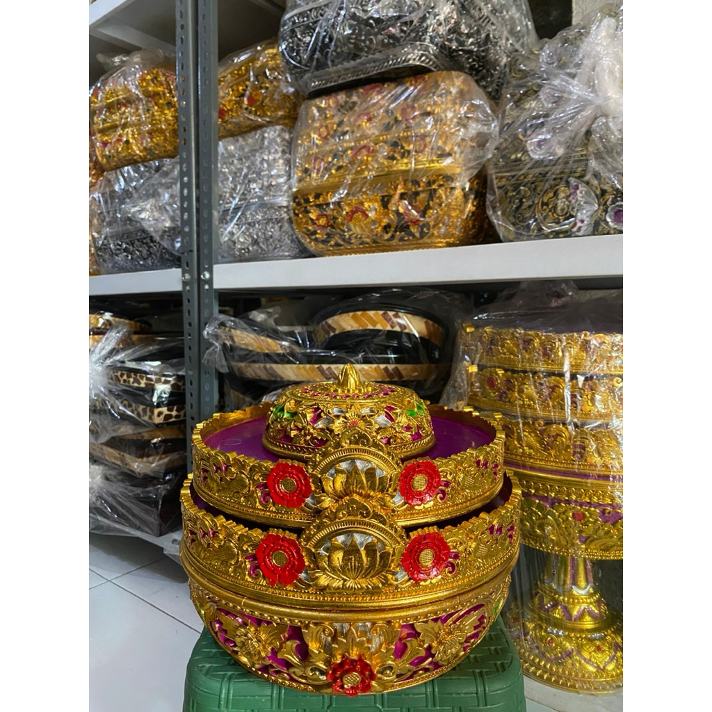 Bokor melamin susun 2 size 25cm