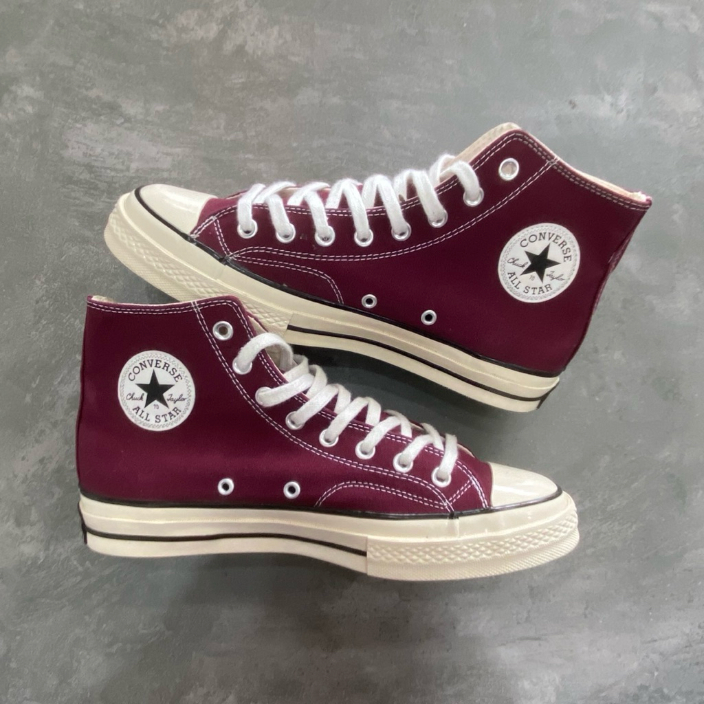 [Size 42.5] Rare Converse Chuck Taylor All Star 70S High Recycle Seasonal Color ‘Deep Burgundy Red M