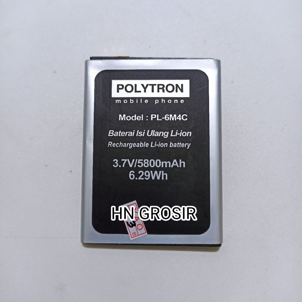 Baterai Batre polytron R2406 Rocket R3 PL-6M4C R2407 Rocket R2 PL-604 battery hp