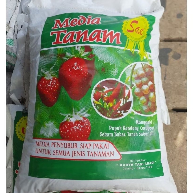 Media tanam siap pakai berkualitas kemasan 13Kg untuk tanaman buah sayuran bunga aglonema anthurium 