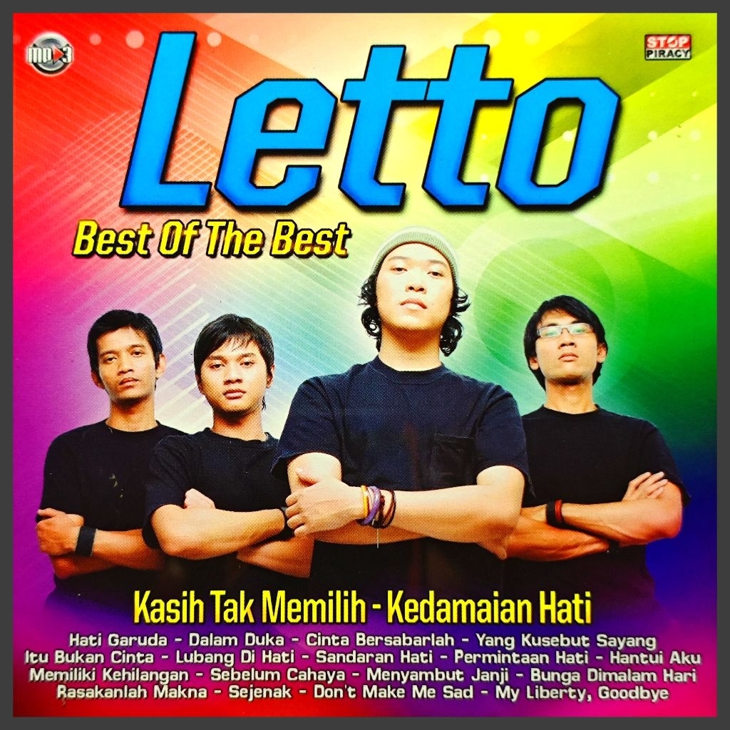 Kaset MP3 Audio Lagu Pop Indonesia Letto - Kangen Band - The Changcuters Album Edisi Pilihan 3in1