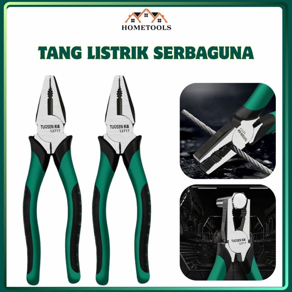 Tang Tuosen Original Tang Potong Multifungsi 9inch
