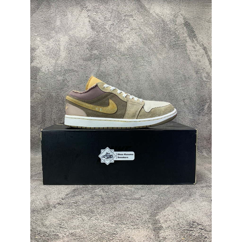 Sepatu Second Jordan 1 Low SE Craft Taupe Haze  Size 41  Original Guarantee 100%