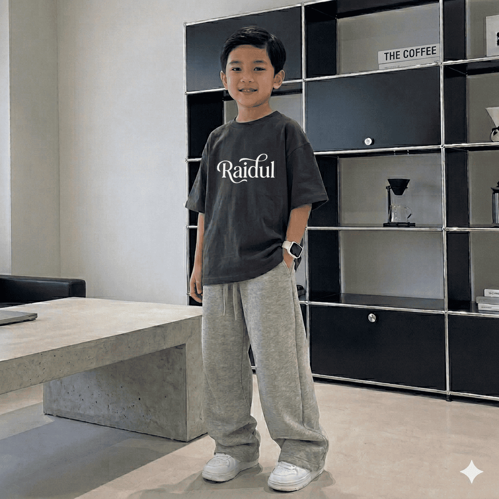 Celana Panjang Loose Pants Anak Laki Laki Dan Perempuan Usia 2-12 Thn Sweatpants Unisex Loose Baggy 