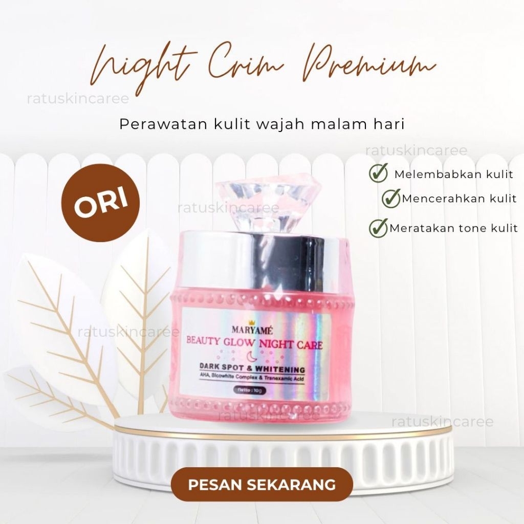 MARYAME/BEAUTY GLOW NIGHT CRIM/KRIM MALAM PEMUTIH