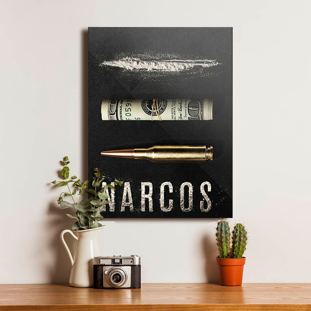 Poster Marcos Pablo Escobar Poster Kayu Hiasan Dinding / Poster Pablo Escobar