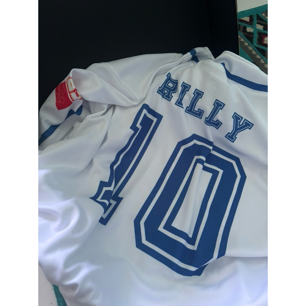 BENEFIT BEST SUPPORTER IDN RILLY JKT48 TOP GIFTER JERSEY BASEBALL