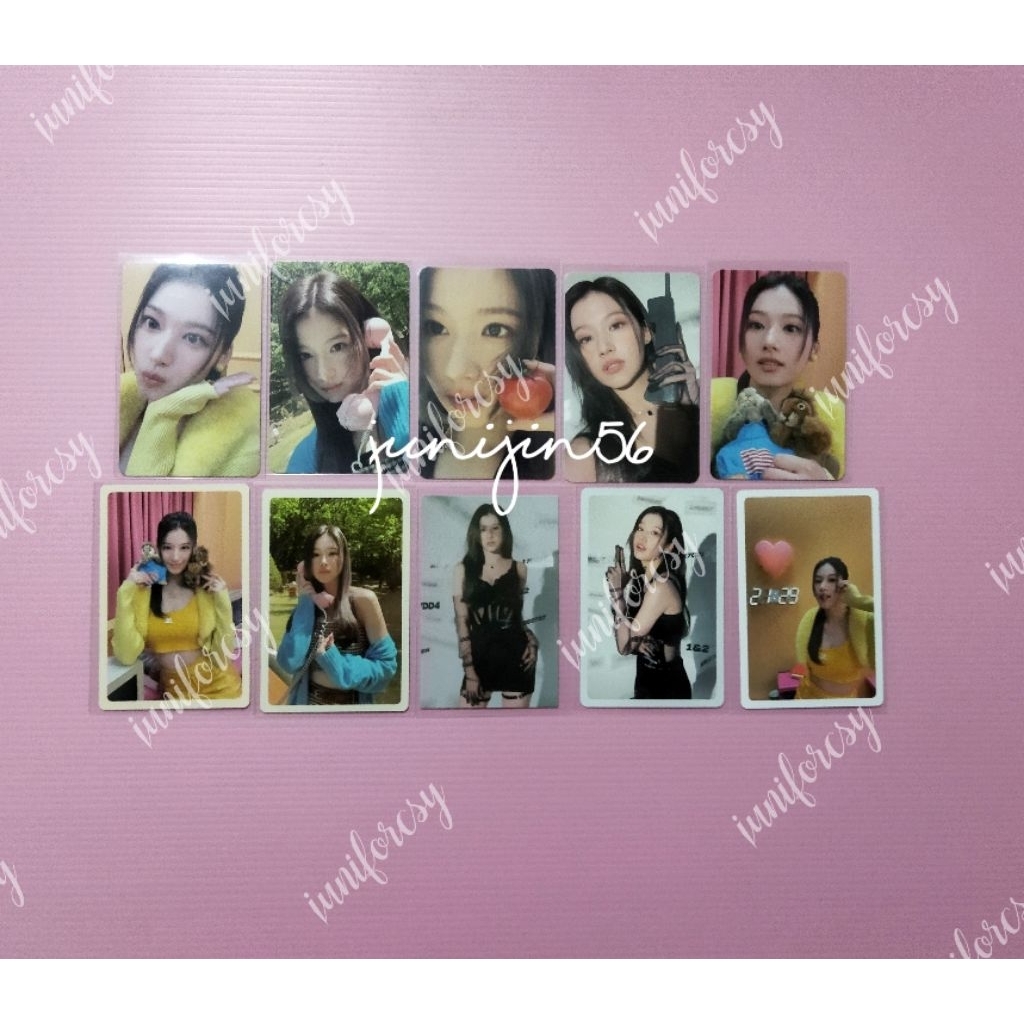 SANA TWICE OFFICIAL PC PHOTOCARD SET BETWEEN 1&2