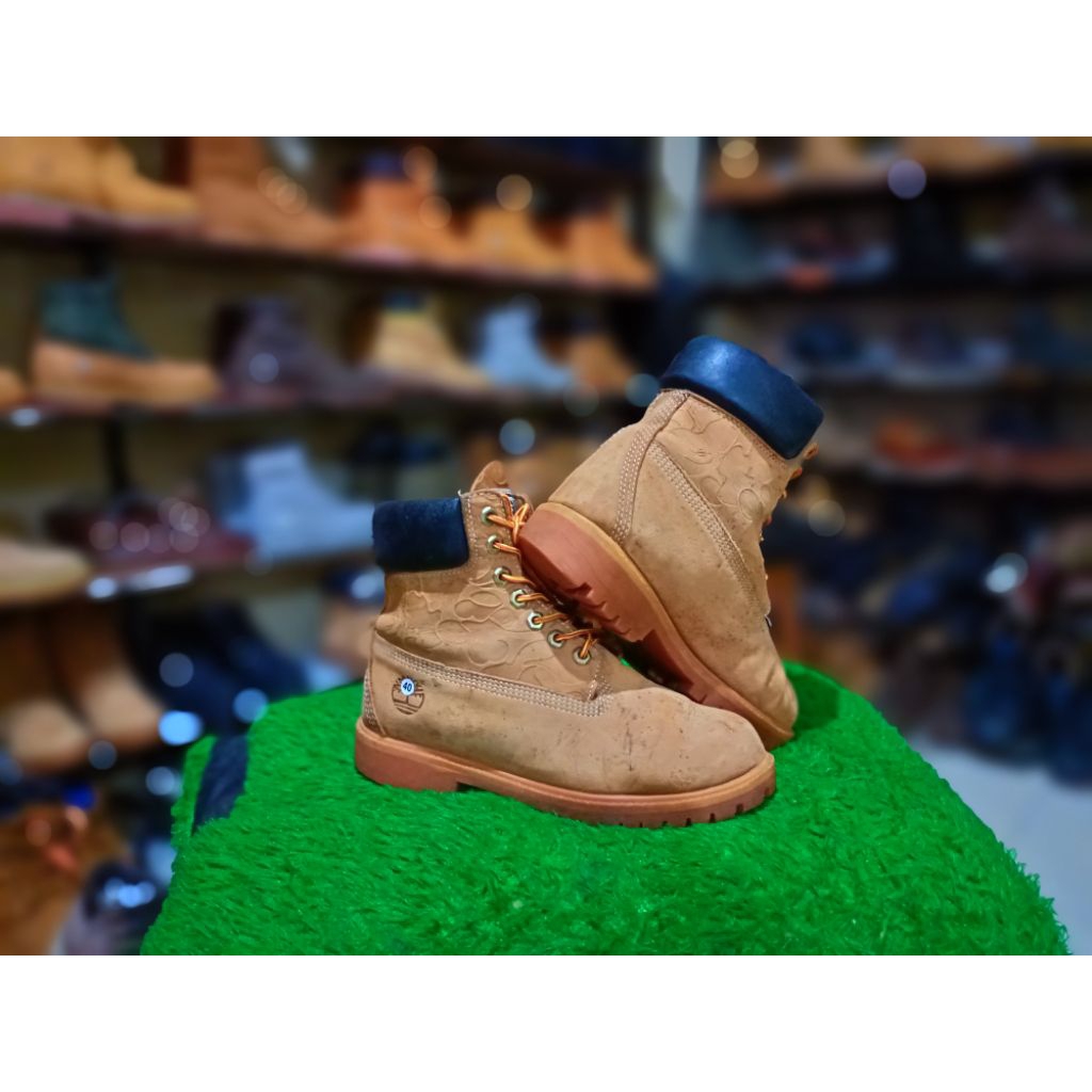 sepatu boots icon yellow fashion