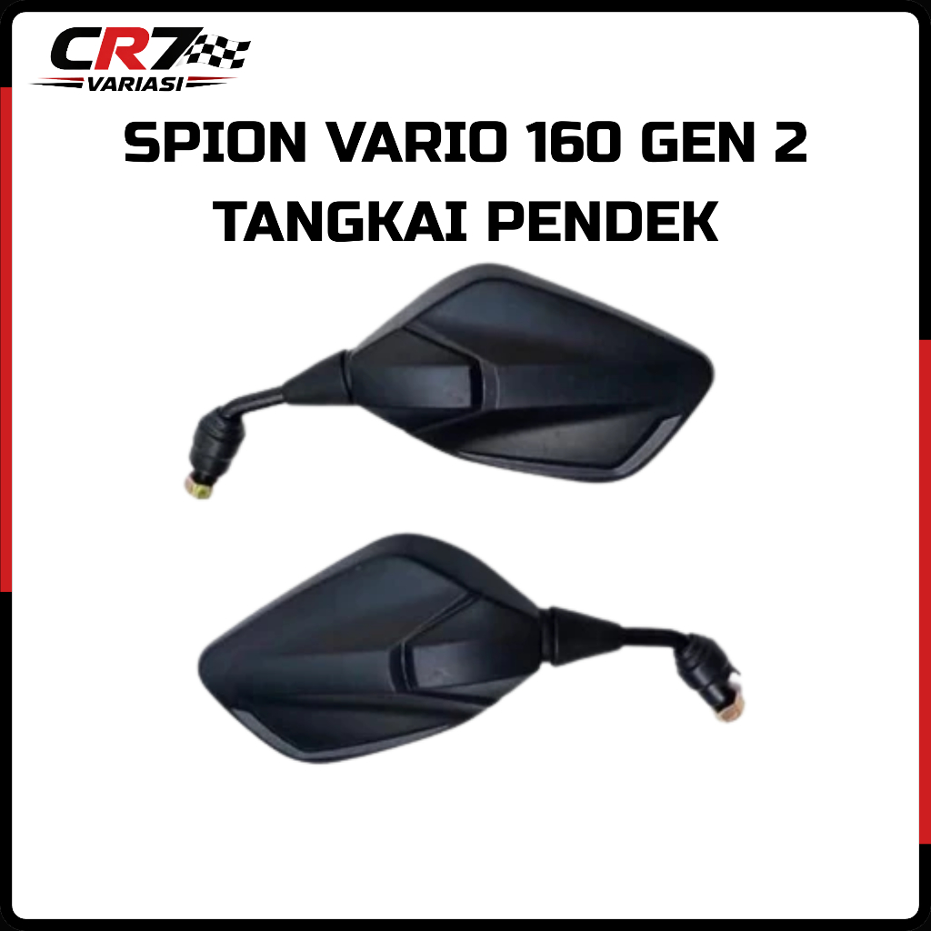 Kaca Spion Motor Vario 160 Tangkai Pendek Honda Beat Vario Scoopy Genio Pcx Adv Supra Grand Legenda 