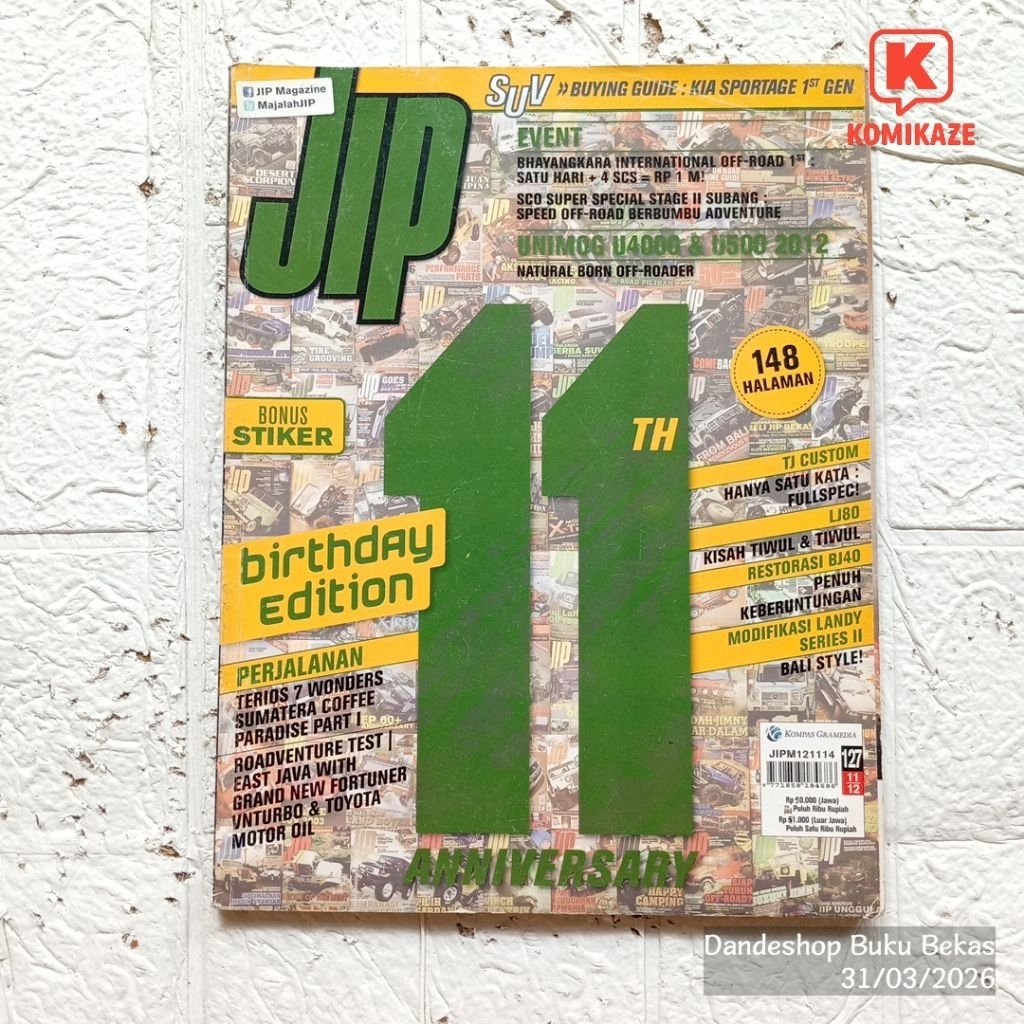 Majalah JIP - otomotif - Bekas Preloved Original