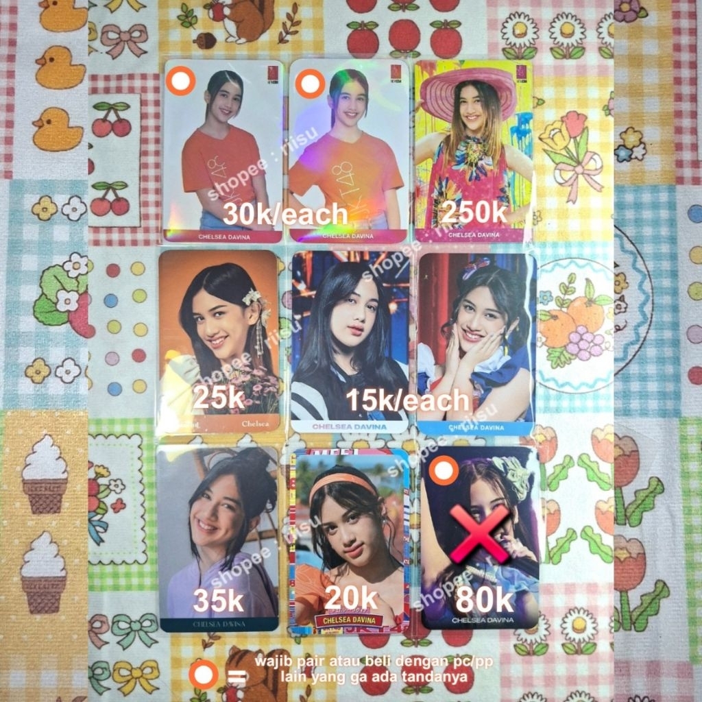 ‼️ WAJIB BACA DESK ‼️ [ CHELSEA JKT48 PC ] Photocard Oh My Pumpkin OMP Sister Reunion Summer Fest So