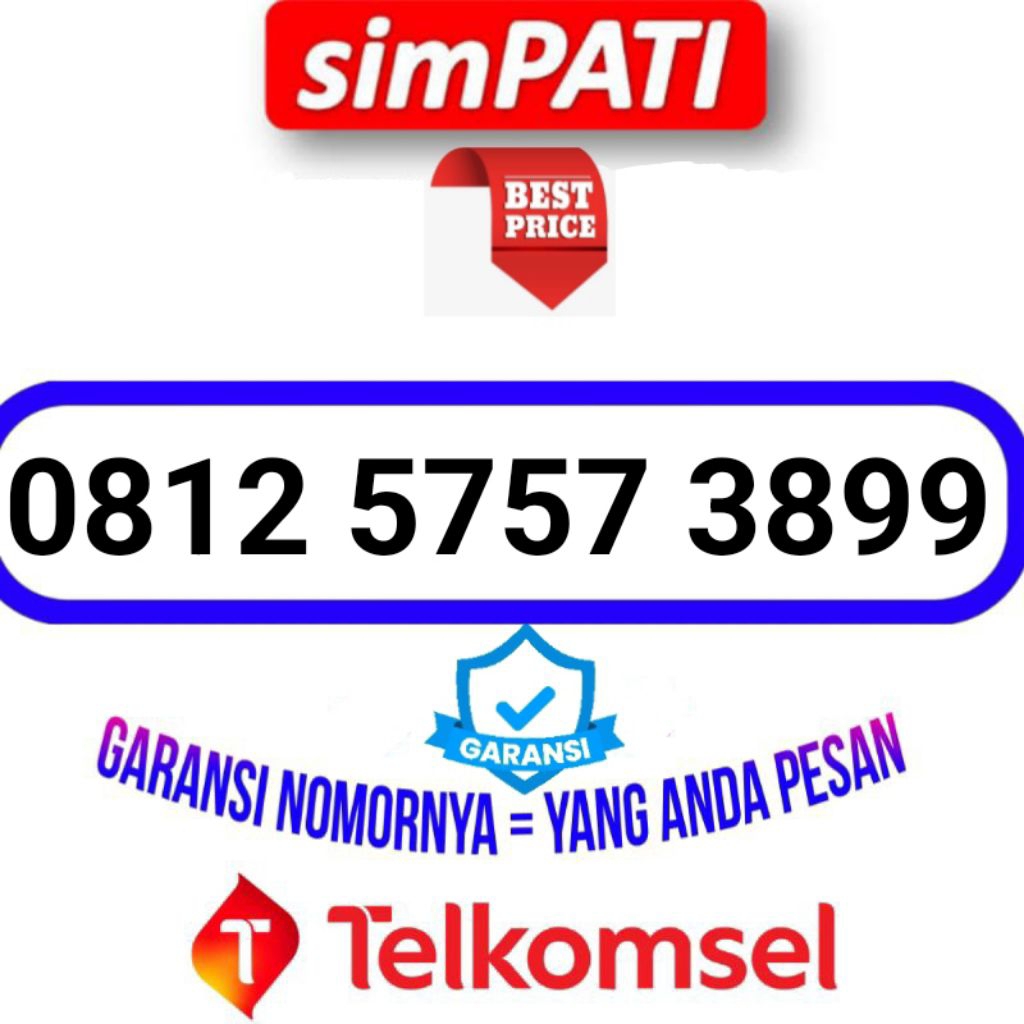 SIMPATI 0812 ABAB 5757 MAJU MAJU 3899