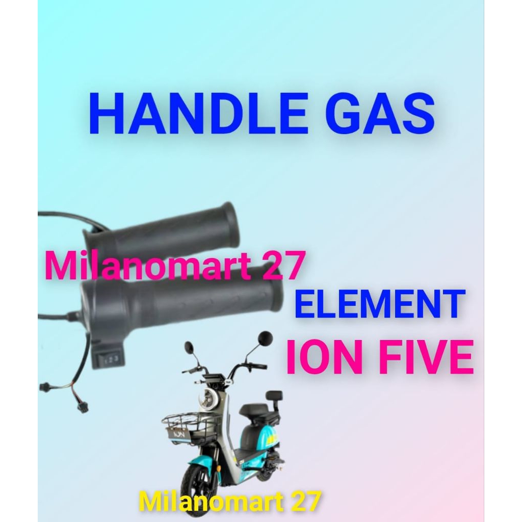 handle gas sepeda listrik element ion five throttle gas sepeda listrik element ion five