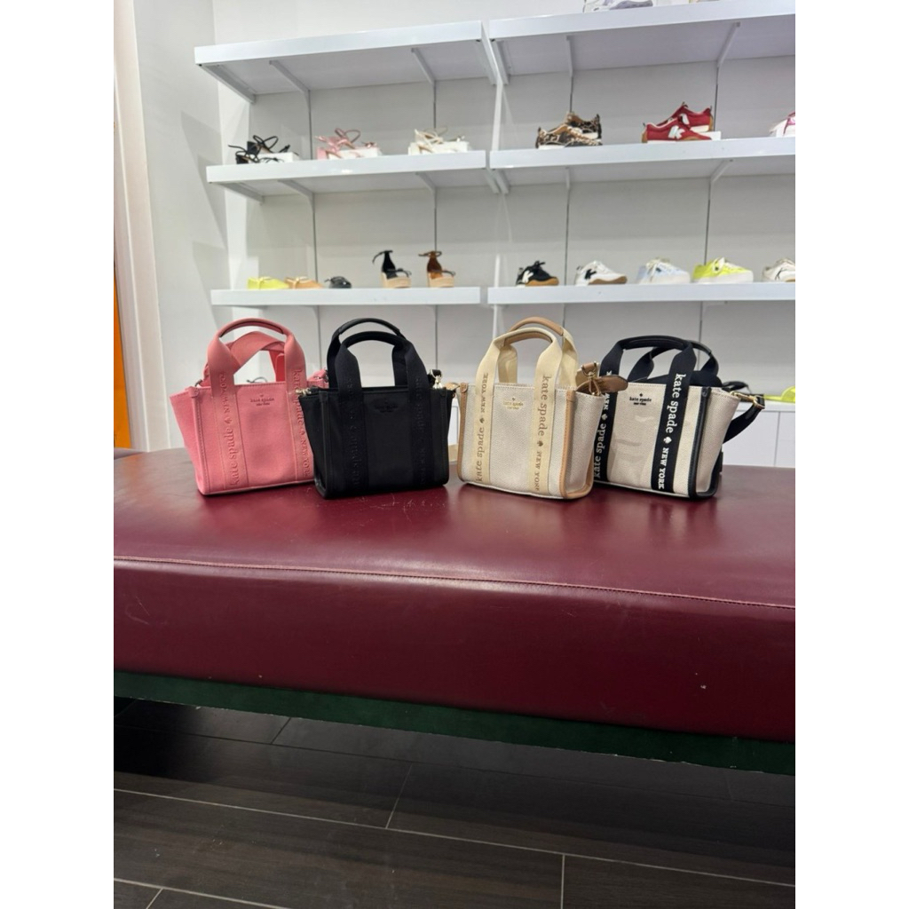 TAS KS KIP MINI TOTE CROSSBODY BAG CANVAS