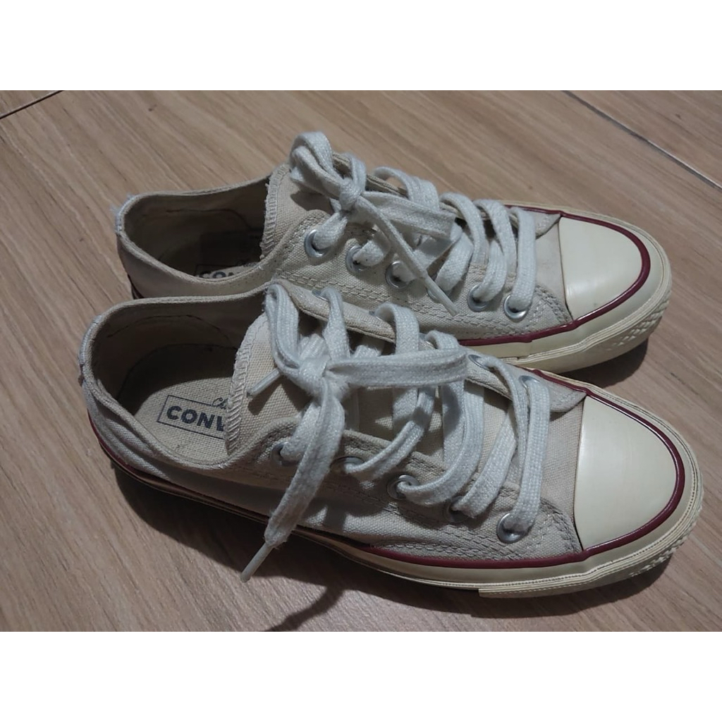 [SECOND] Sepatu Converse Chuck Taylor 70s White Low Import Original