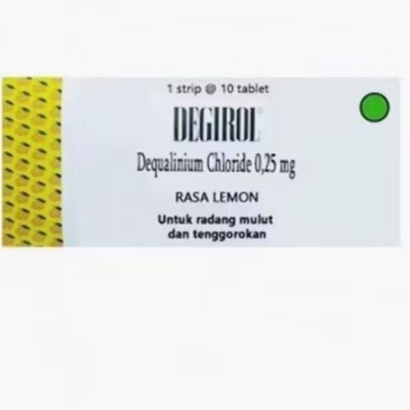 DEGIROL TABLET HISAP UNTUK SAKIT TENGGOROKAN DAN SARIAWAN