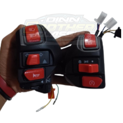 Holder Kanan Kiri Saklar Kanan Kiri Mio Lama Mio Old Vietnam Warna Merah