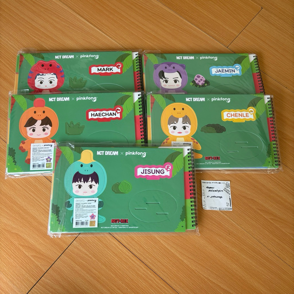 [NCT DREAM] X Pinkfong Playbook (Dino ABC; mark haechan jaemin chenle jisung)