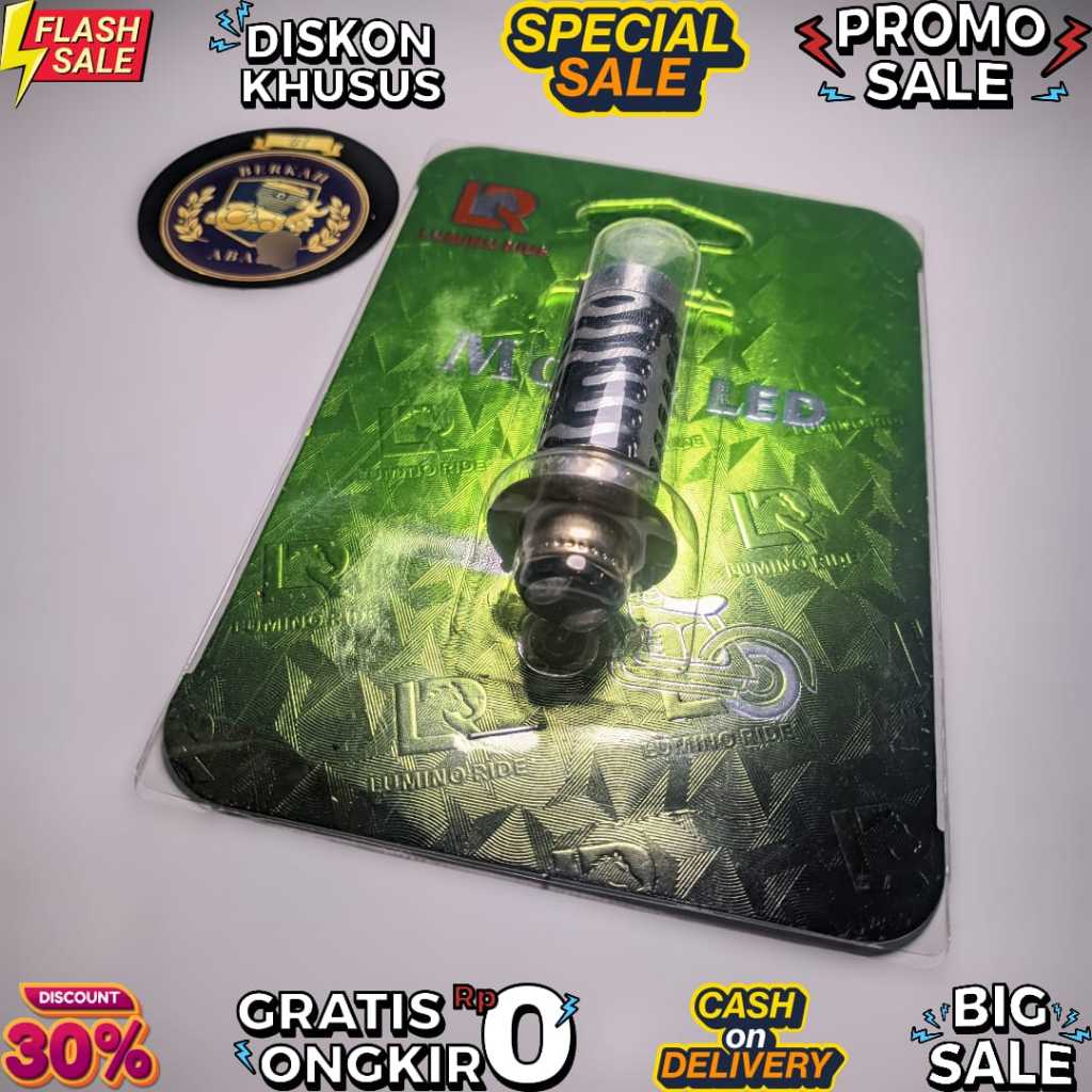 Lampu LED Motor Lumino Ride | Bohlam LED Motor 12V Universal | Lampu Depan Motor