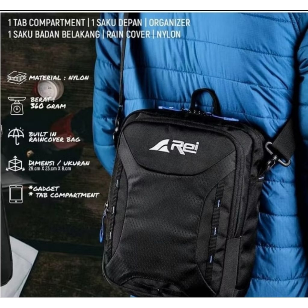 Tas Pinggang/ Travel Pouch Rei Arizona + Tab 10" + RC