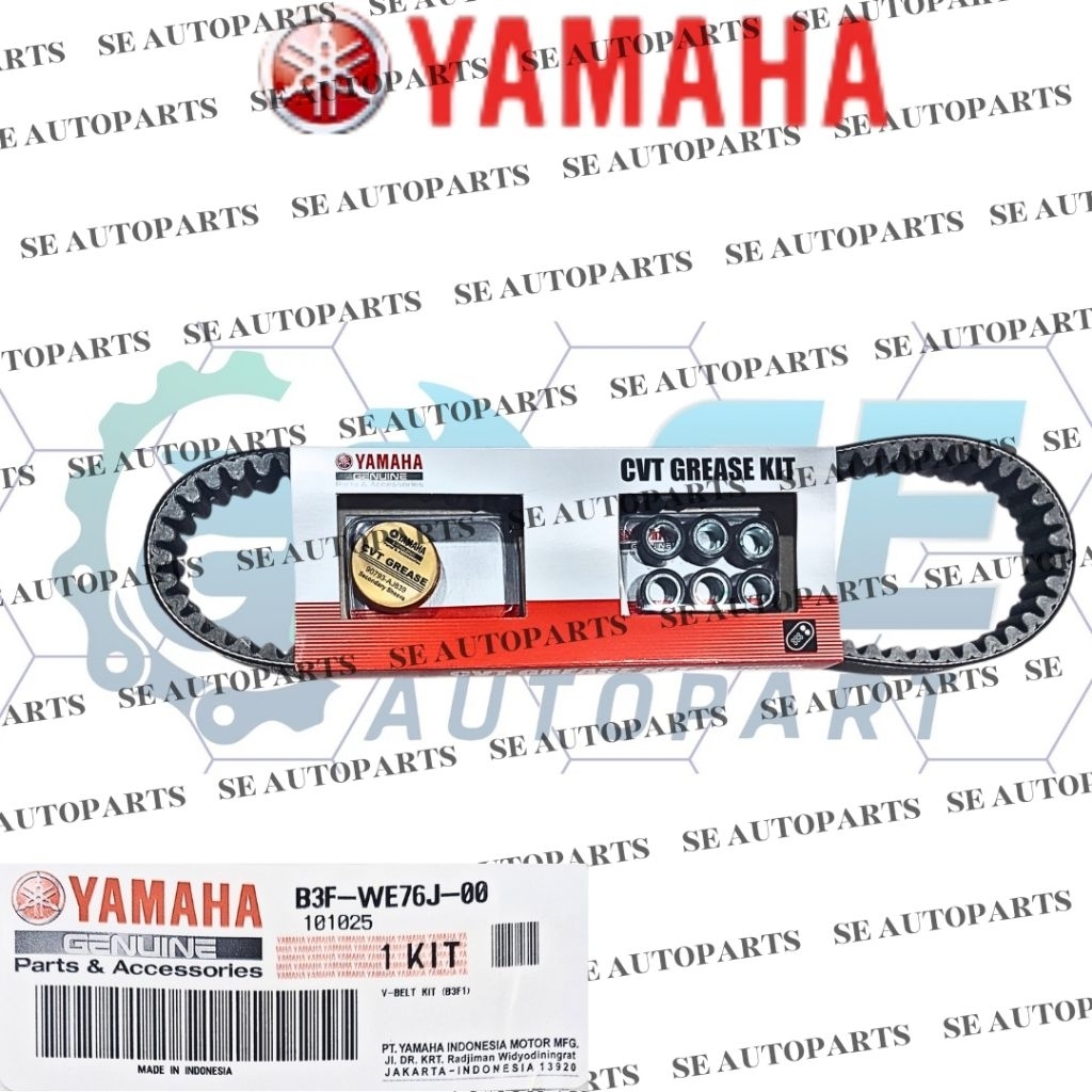 Vanbelt Kit Motor YAMAHA GENUINE Original B3F-WE76J Lexi