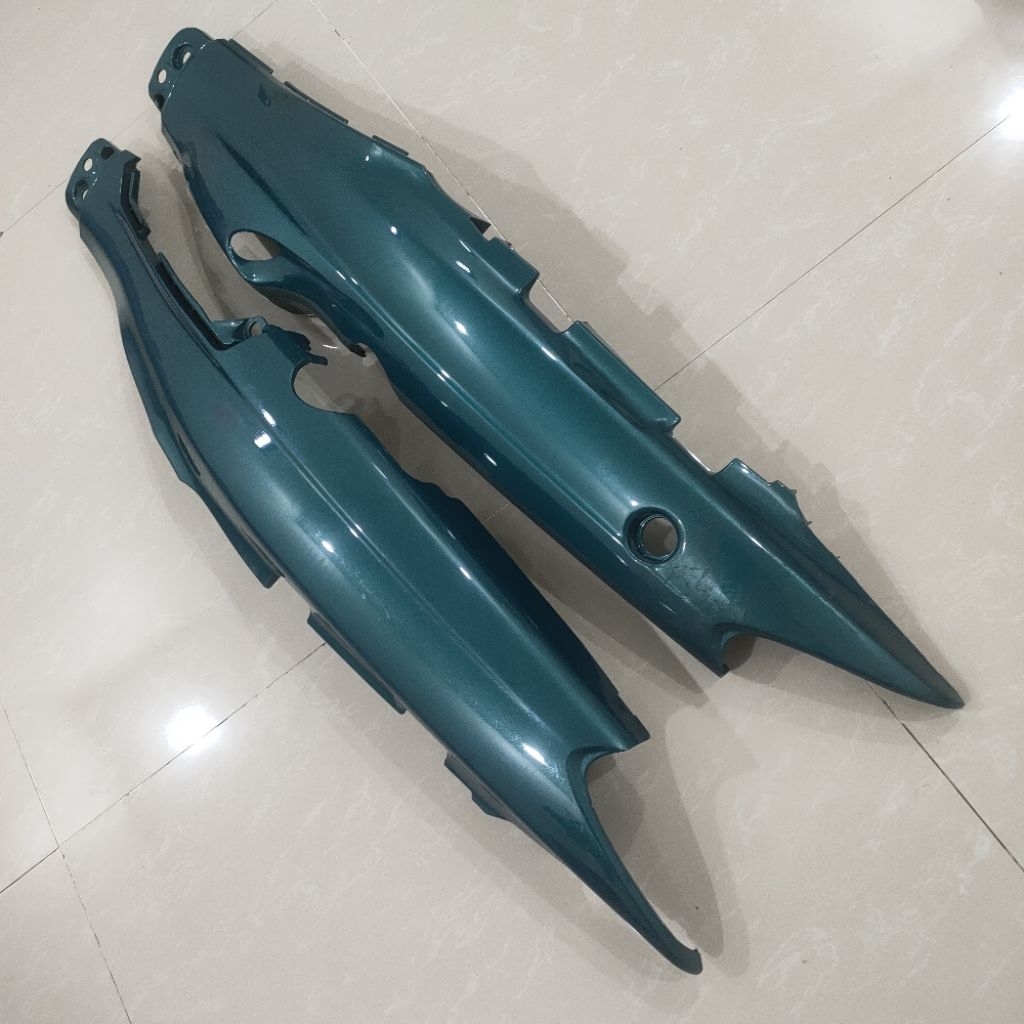 Cover, side 3 cover, side 4 (T105SE) DCM2 body samping belakang kanan kiri hijau caltex Yamaha Vega 