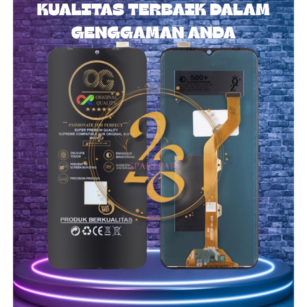 LCD TOUCHSCREEN TECNO POP 3 PLUS - BB4 - BB4K - ORG - LCD FULLSET