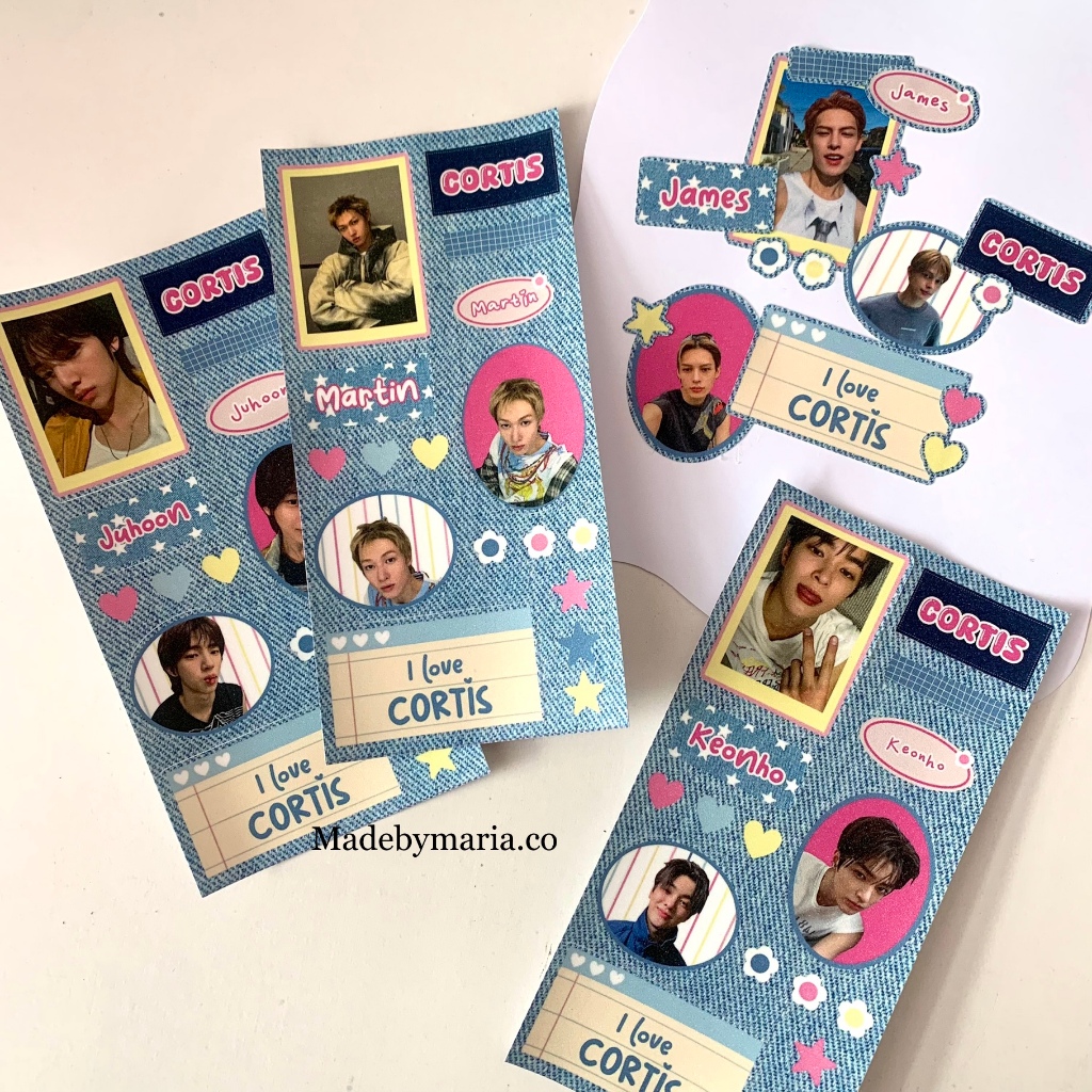 CORTIS - STICKER SET Kpop deco journal bujo aesthetic coer