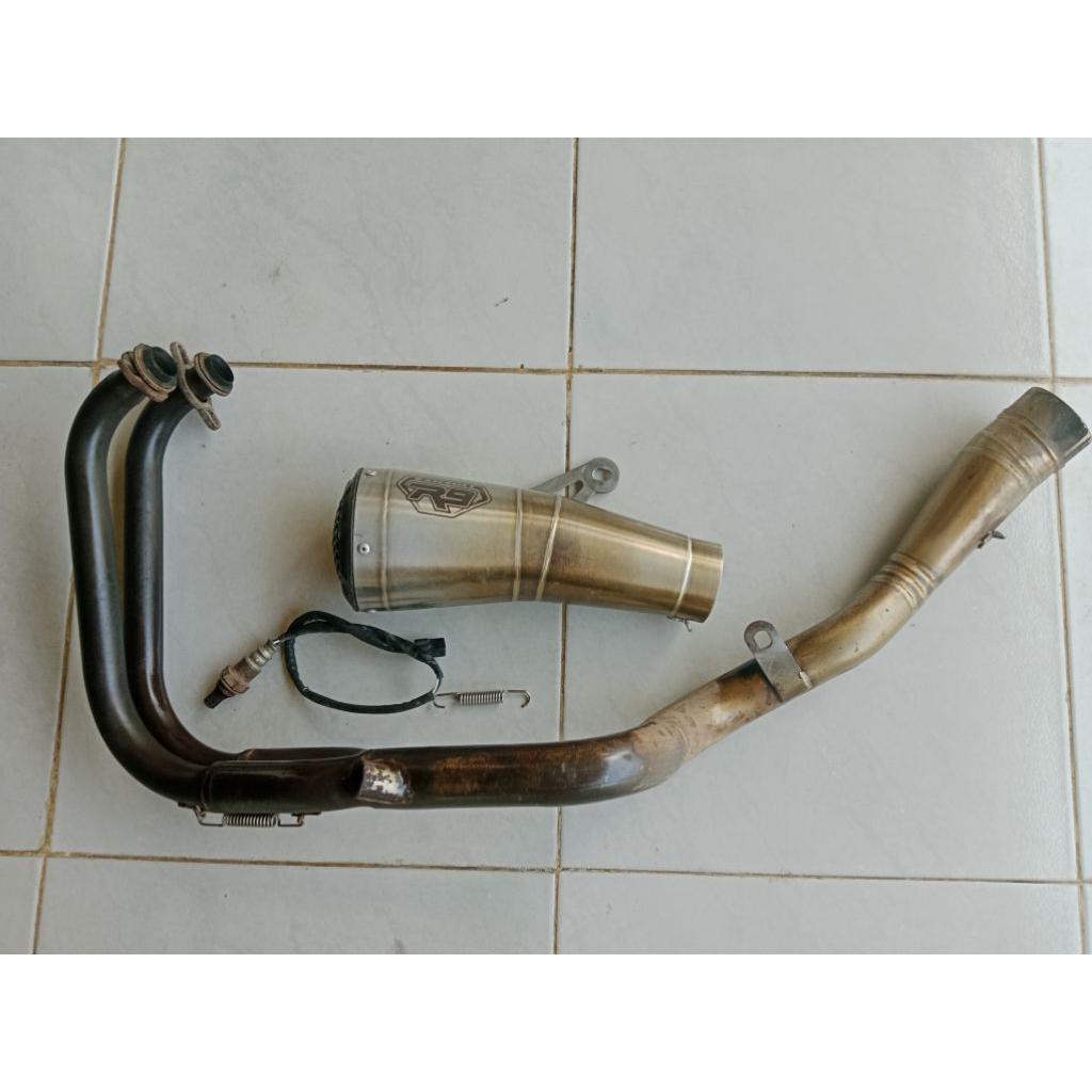 Knalpot Racing Copotan Second R9 GP Fullsystem Ninja 250 Fi
