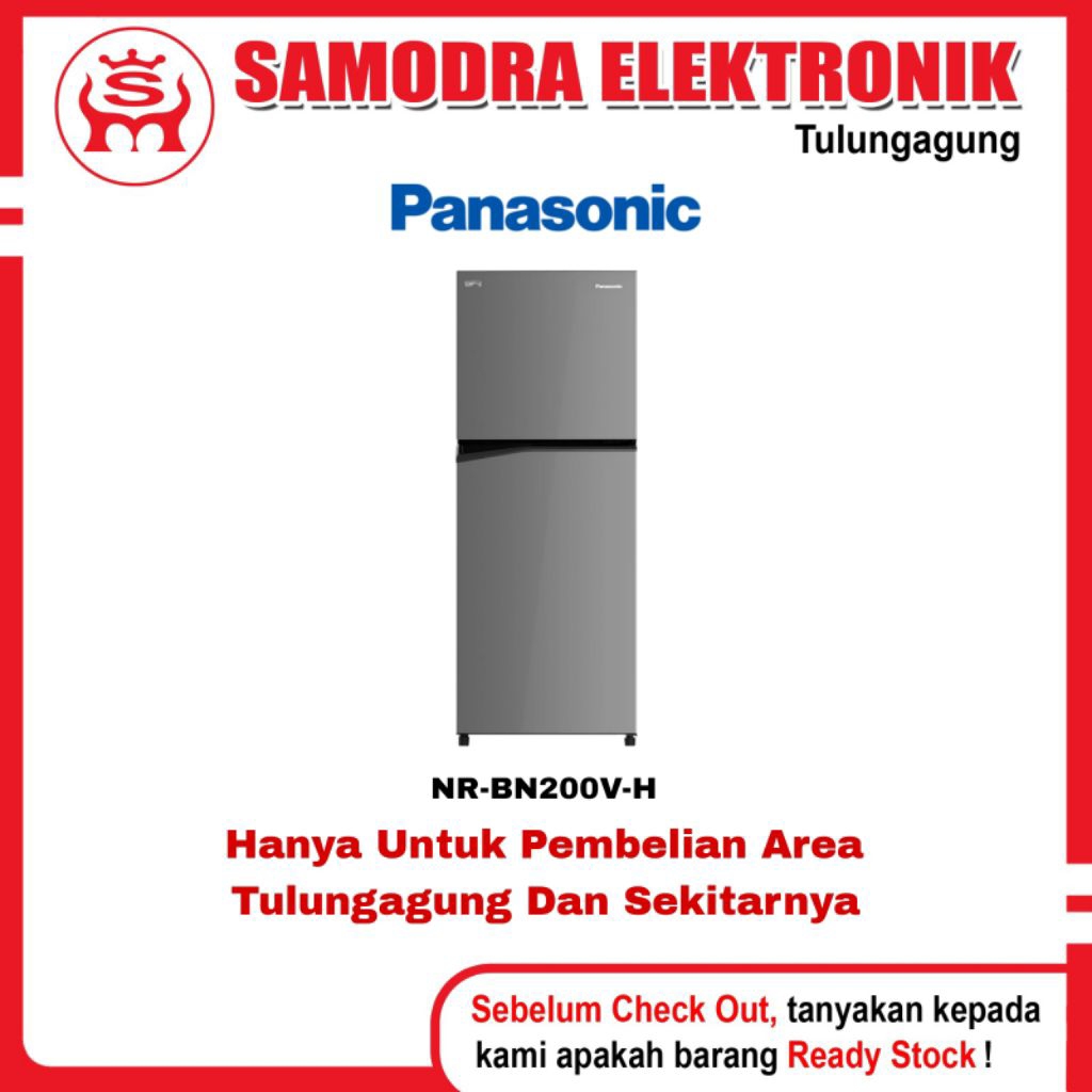 Kulkas PANASONIC NR-BN200V-H | Kulkas 2 Pintu Inverter Panasonic