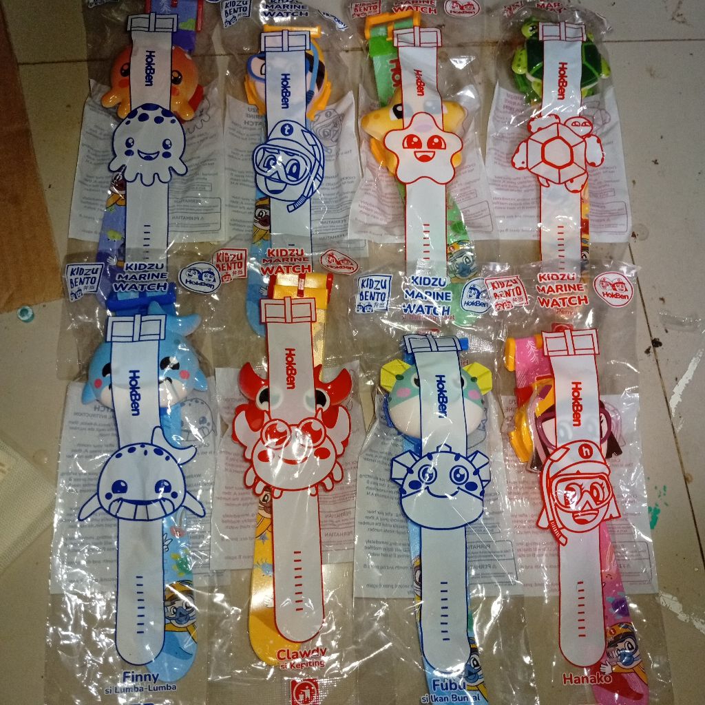 hokben toys 2026 marine watch full set