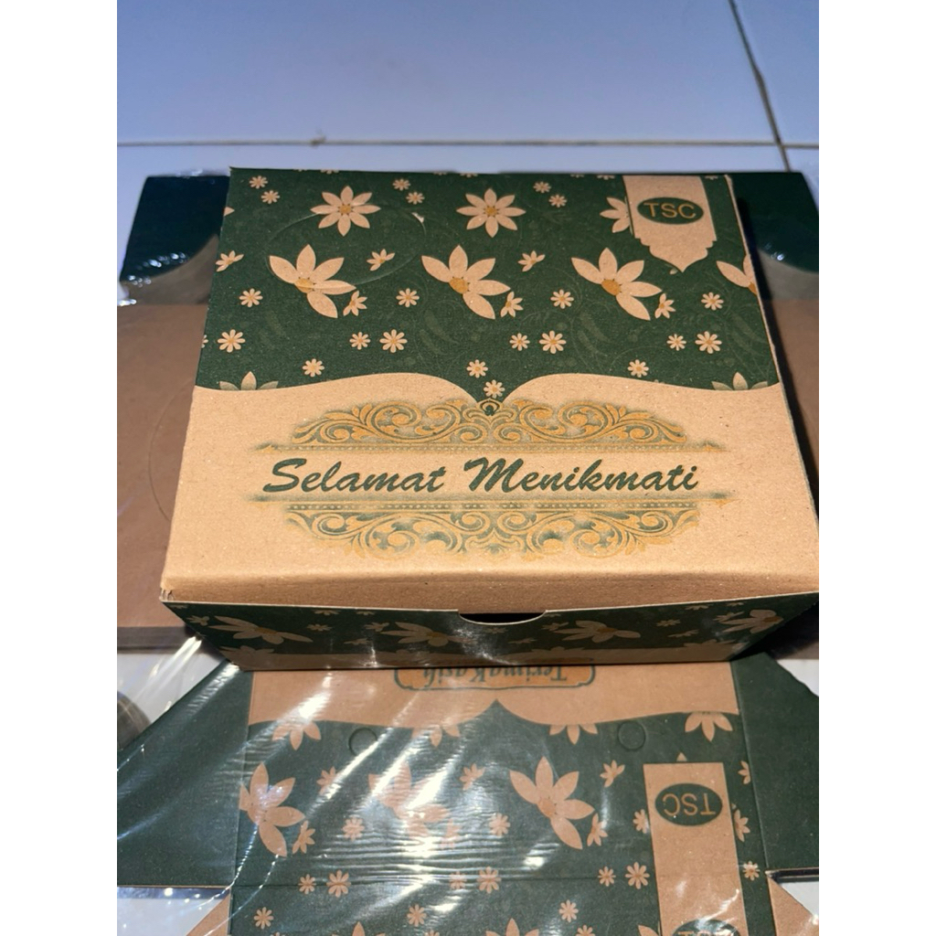 Dus snack, dus makanan, snack box, dus hajatan harga termurah dan grosir isi 100 pcs