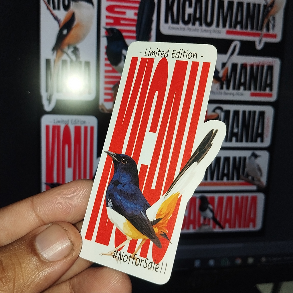Stiker Burung Kicau mania / Pecinta Burung