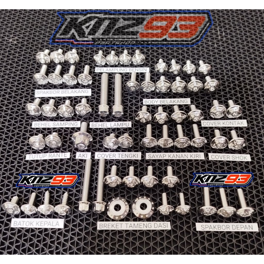 BAUT FULL BODY F1Z R FIZ R FIS R MODEL STAR PROBOLT STAINLESS 304 ORIGINAL VIETNAM