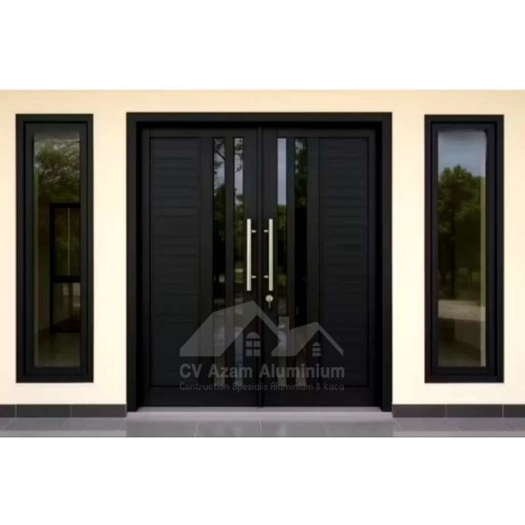 PINTU KUPU TARUNG 1set lengkap + Jendela kanan + bisa cotum ukuran dan model gratis packing kayu