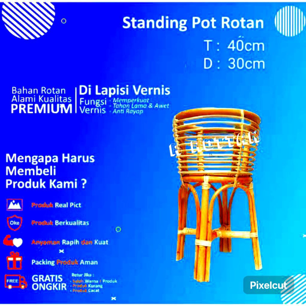 Standing pot 40cm