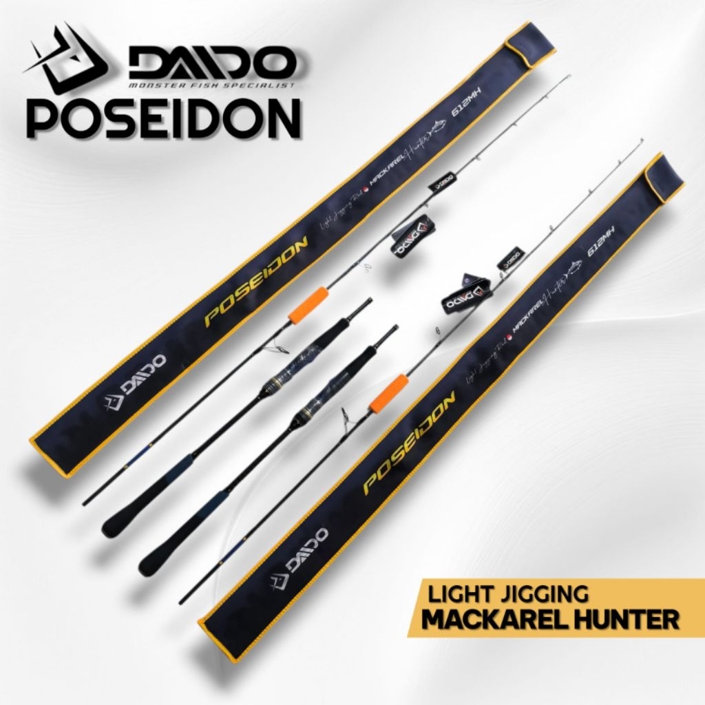joran pancing jiging daido poseidon 612MH