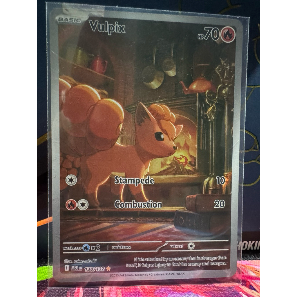 Kartu Pokemon TGC Vulpix eng