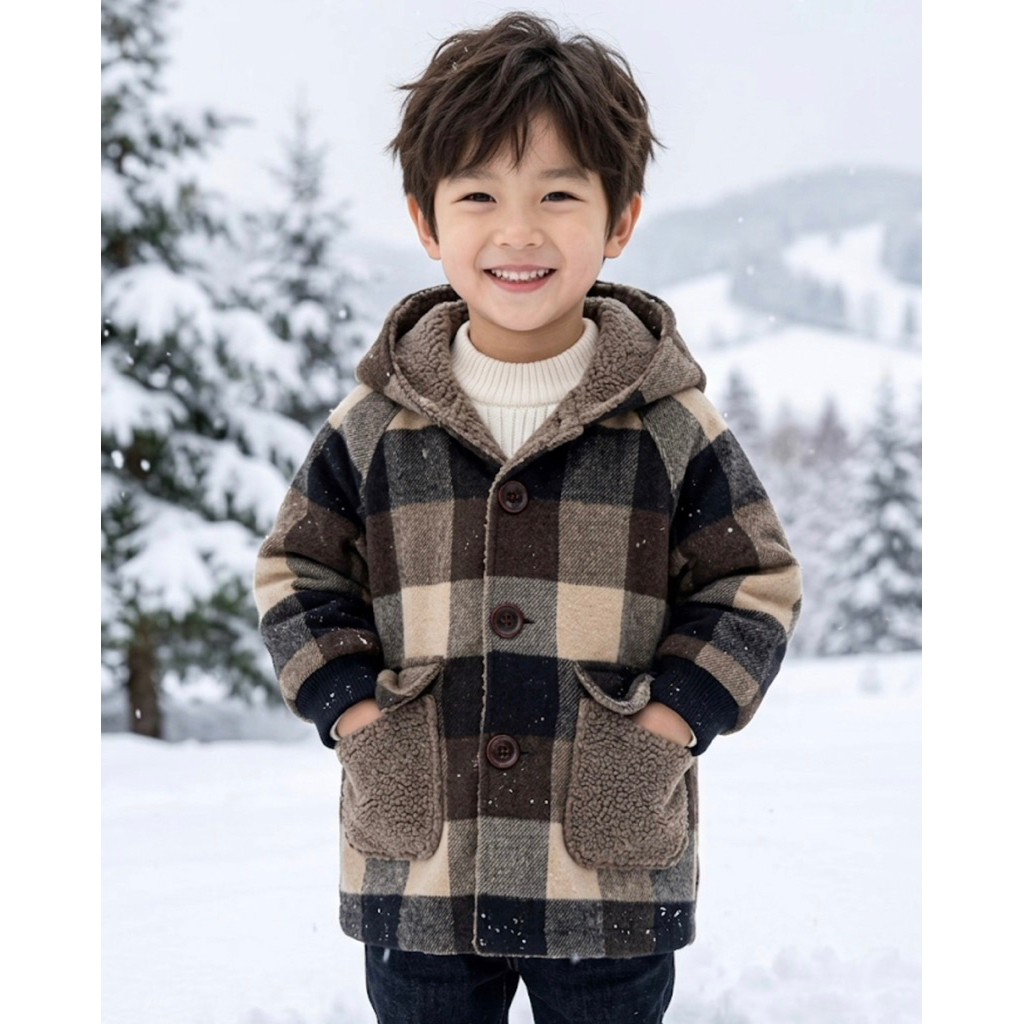 COAT WOOL ANAK PREMIUM