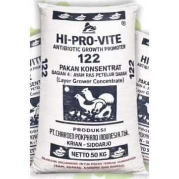 KONSENTRAT 122 HI PRO VITE LAYER AYAM PETELUR PAKAN LENGKAP