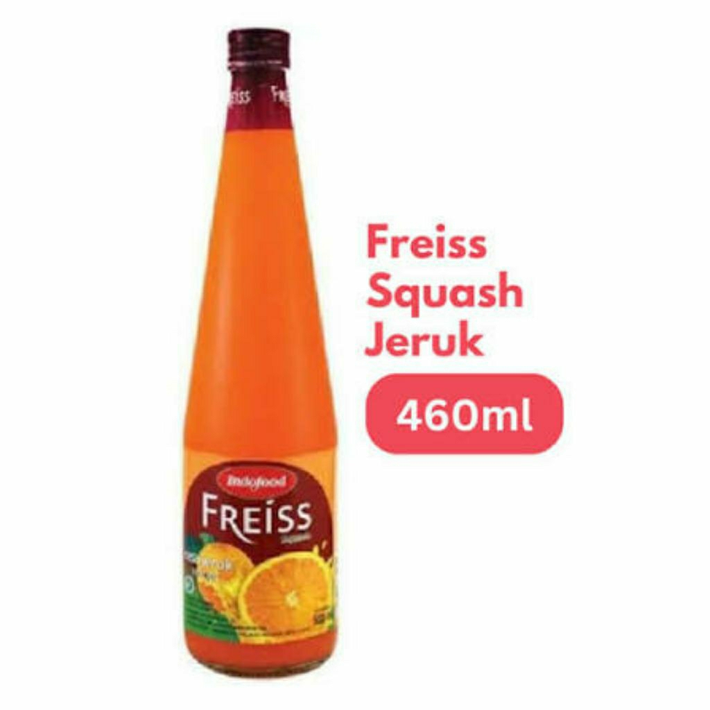 Freiss Squash Jeruk Indofood 1 botol 460 ml