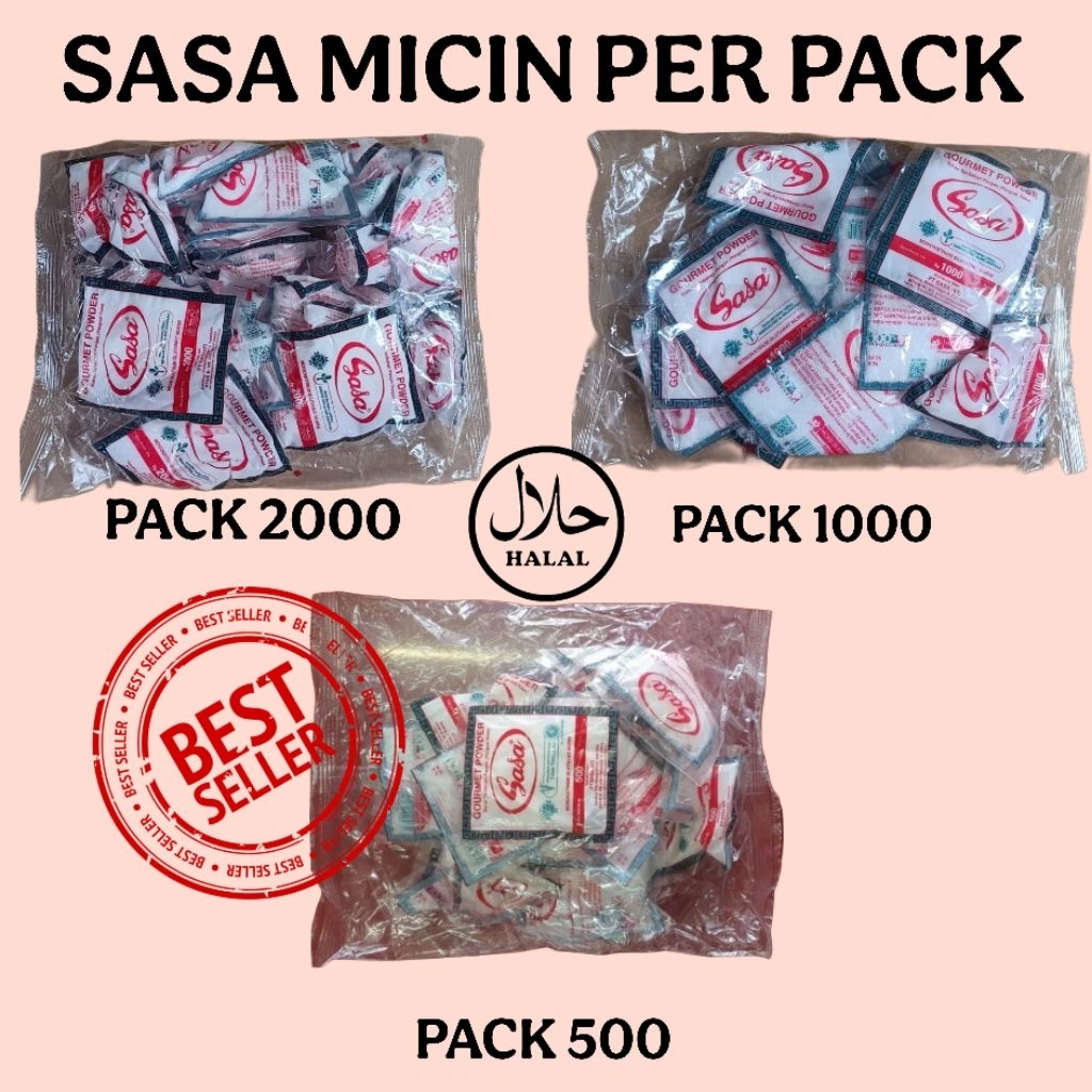 ( 1 PACK) SASA MICIN 1000/2000/500 PER PACK