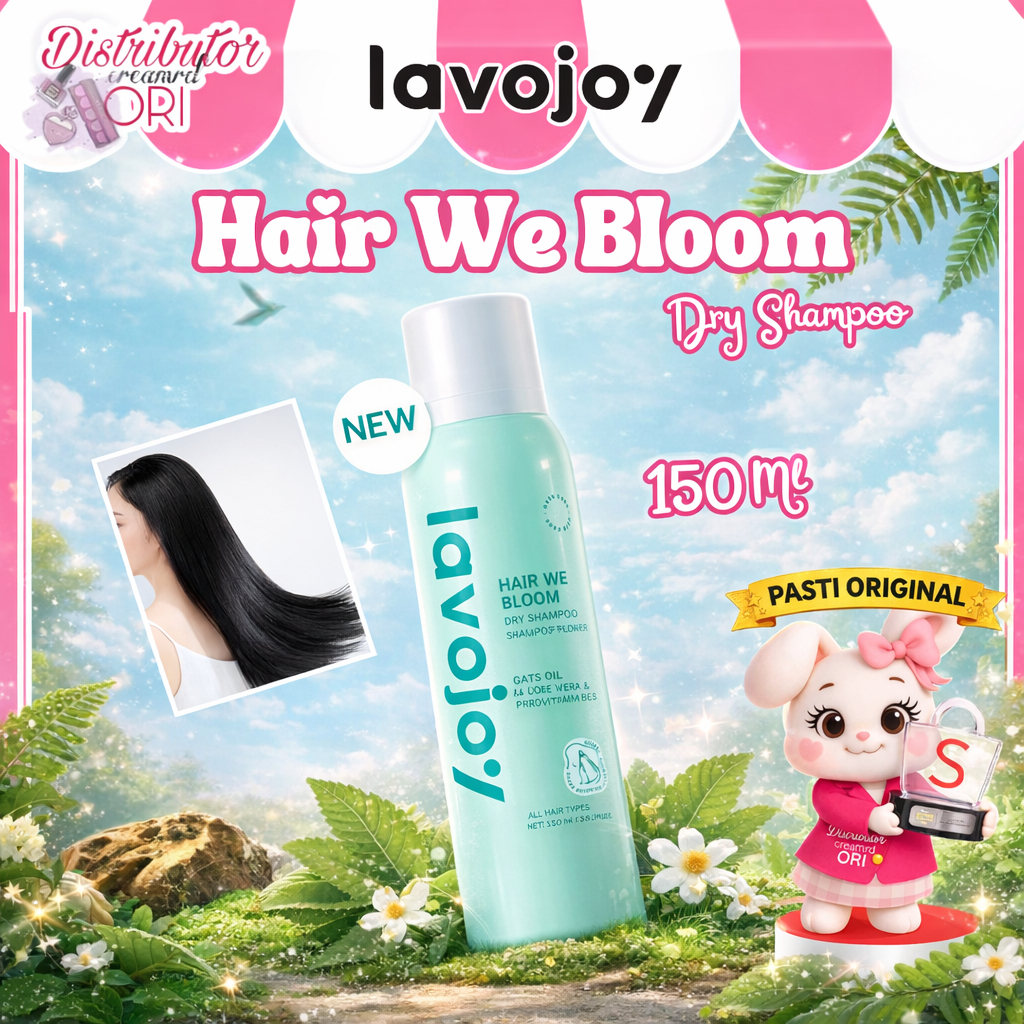 Lavojoy Hair We Bloom Dry Shampoo / Lavojoy Shampoo Hold Me Tight / SEASON OF FLOWER  /150 ML shampo