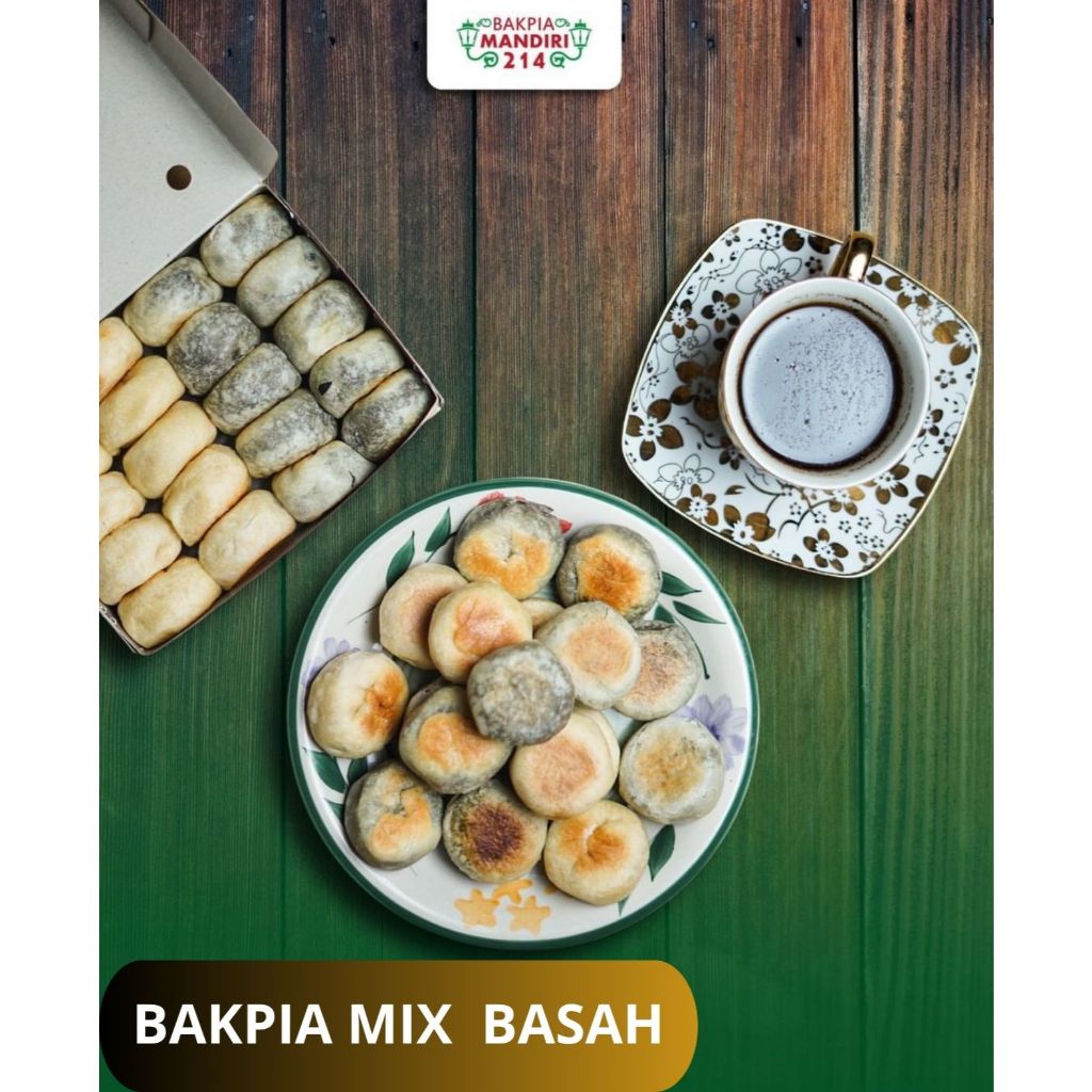 BAKPIA MIX ( BASAH ) KHAS JOGJA ASLI PREMIUM - BAKPIA MANDIRI 214