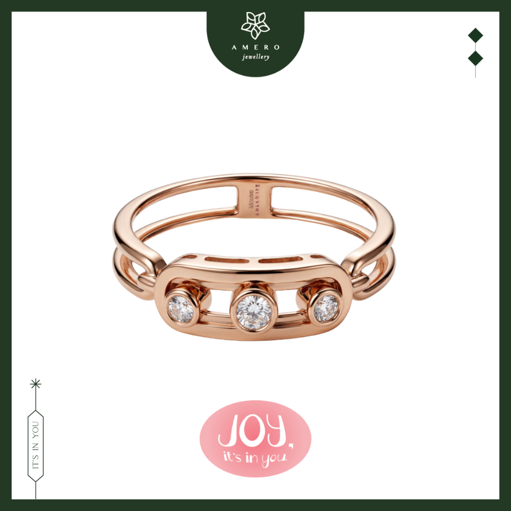 Cincin Emas 17K Mouve MR-55 Amero Jewellery