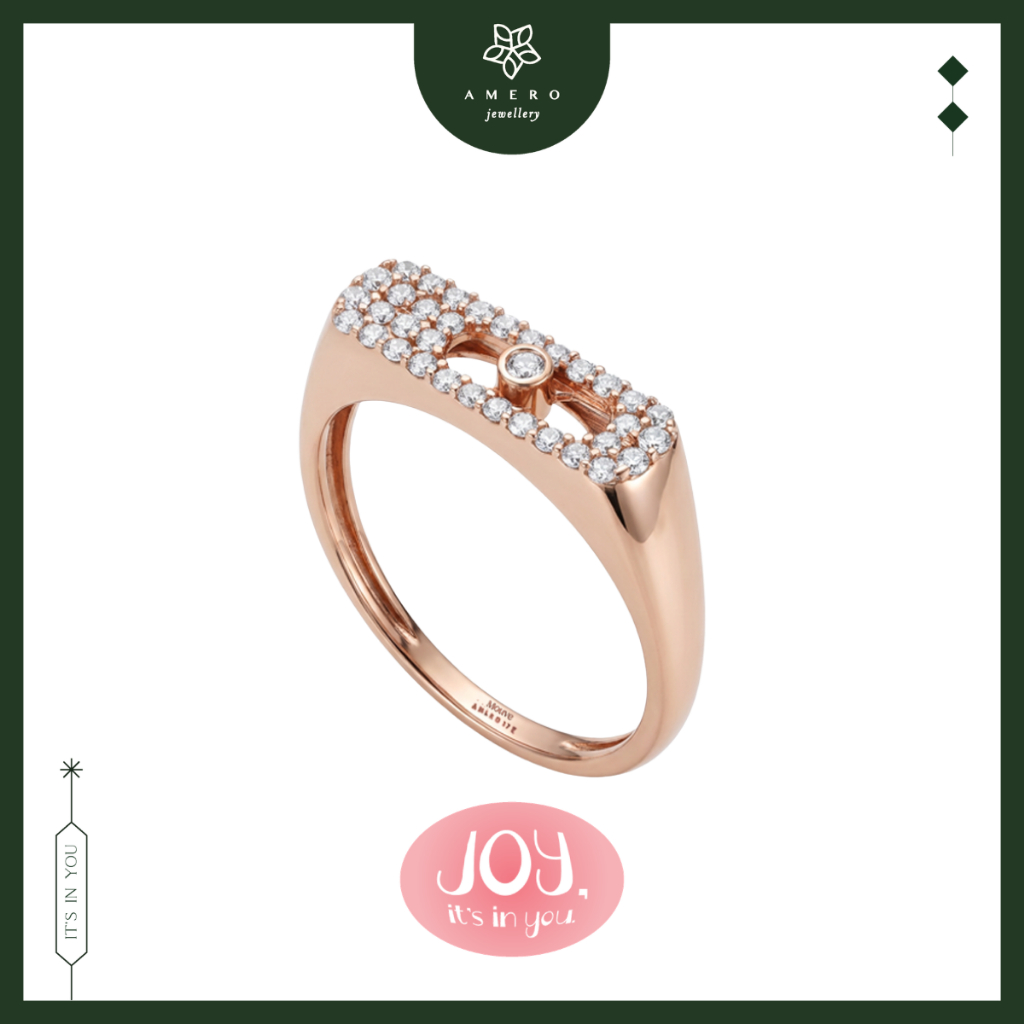Cincin Emas 17K Mouve MR-89 Amero Jewellery