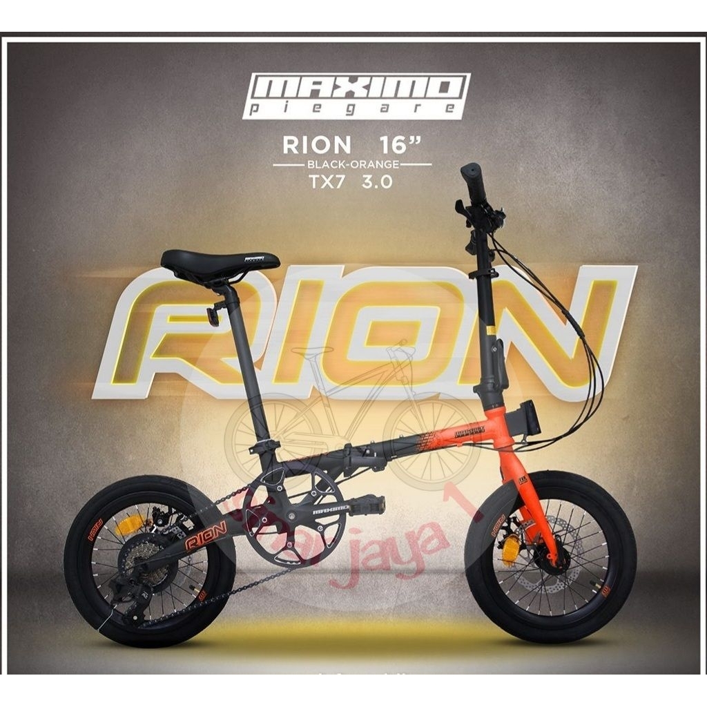 SEPEDA LIPAT MAXIMO RION 16 INCH TX7 3.0 7spedd